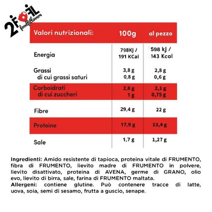 Schiacciatine low - carb 150g (2pz) - Fitporn® - Healthy Food, Looking Good.