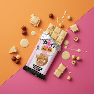 Chocobar Cioccolato alla Nocciola Bianca 50g - Fitporn® - Healthy Food, Looking Good.