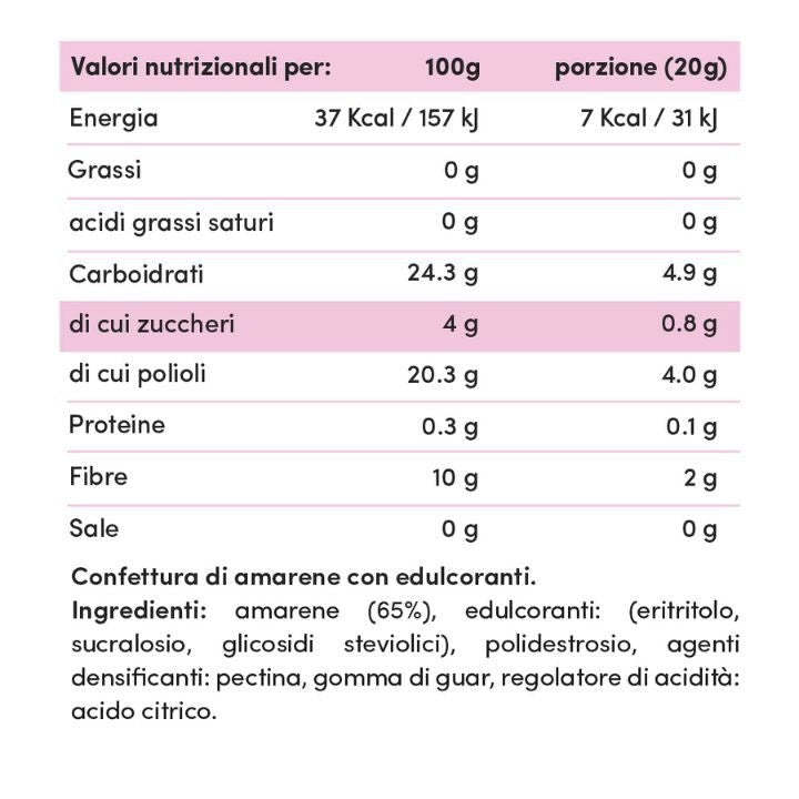 Confettura Extra Zero 260g - Fitporn® - Healthy Food, Looking Good.