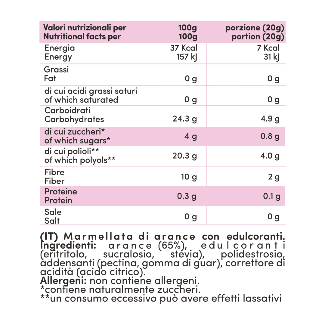 Confettura Extra Zero 260g - Fitporn® - Healthy Food, Looking Good.