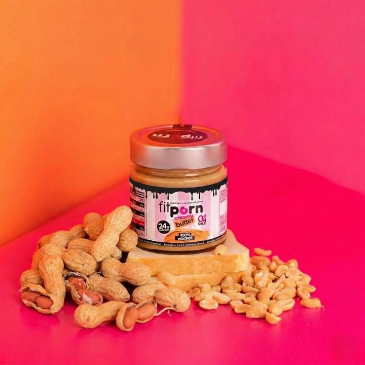 Crema di Arachidi 100% - 200g - Fitporn® - Healthy Food, Looking Good.