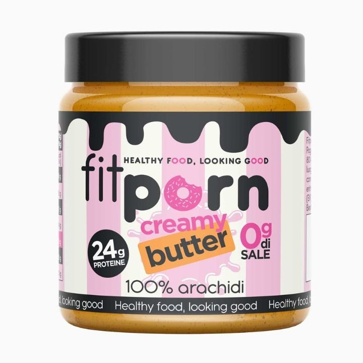Crema di Arachidi 100% - 200g - Fitporn® - Healthy Food, Looking Good.