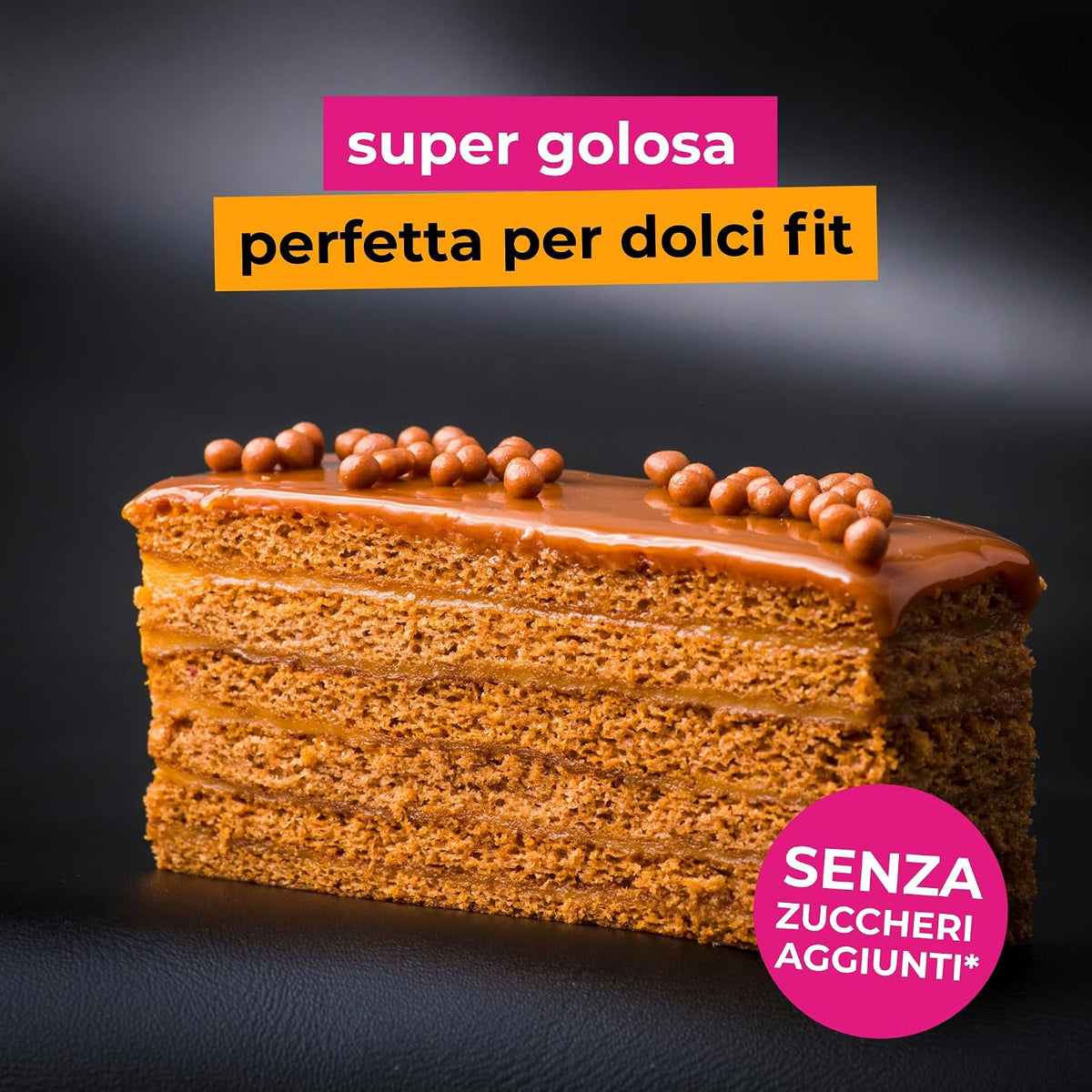 Crema proteica al Caramello Salato Senza Lattosio 200g - Fitporn® - Healthy Food, Looking Good.