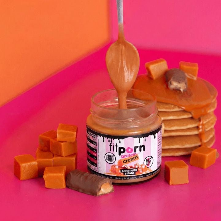 Crema proteica al Caramello Salato Senza Lattosio - Fitporn® - Healthy Food, Looking Good.