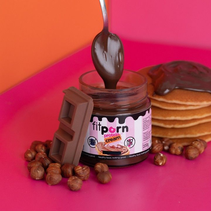 crema proteica senza lattosio cacao nocciole fitporn