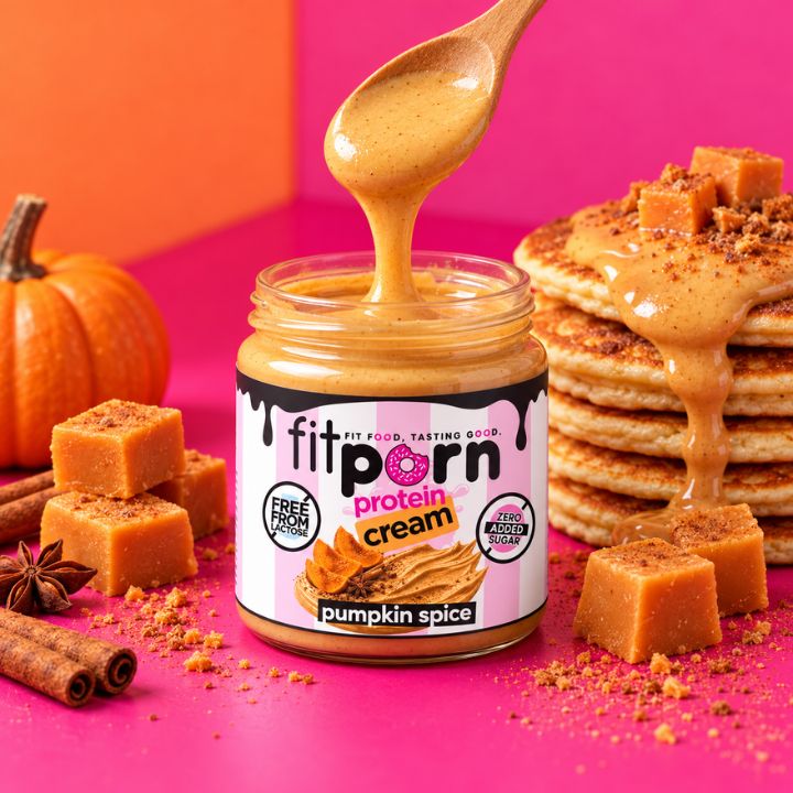 Crema proteica Pumpkin Spice *Limited Edition* Senza Lattosio 200g - Fitporn® - Healthy Food, Looking Good.