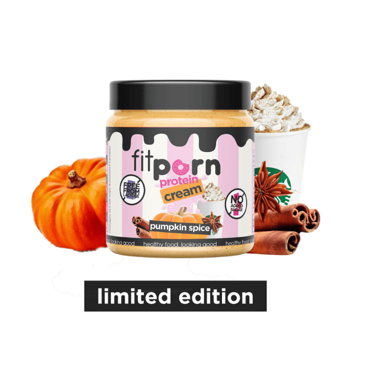 Crema proteica Pumpkin Spice *Limited Edition* Senza Lattosio 200g - Fitporn® - Healthy Food, Looking Good.