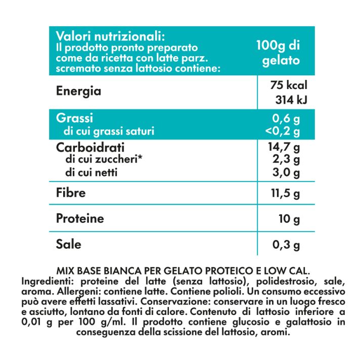 valori nutrizionali gelato proteico senza zuccheri e senza lattosio even fitporn