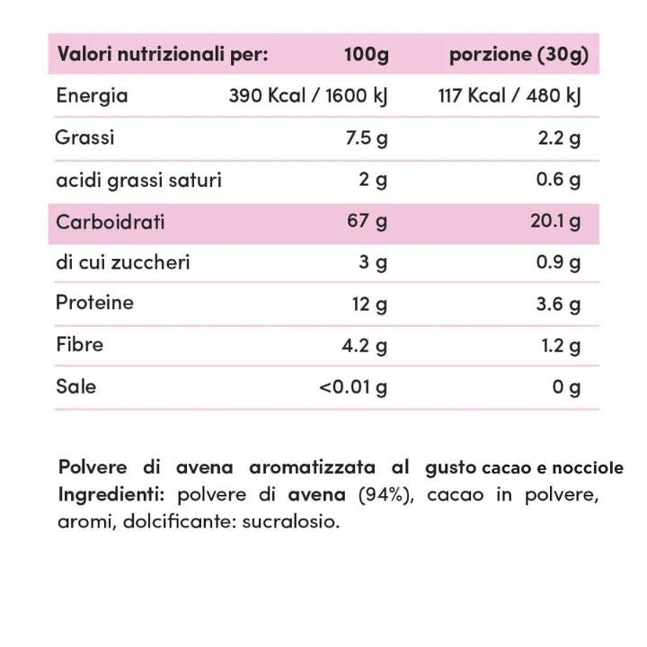 Farina di Avena Istantanea Aromatizzata 750g - Fitporn® - Healthy Food, Looking Good.