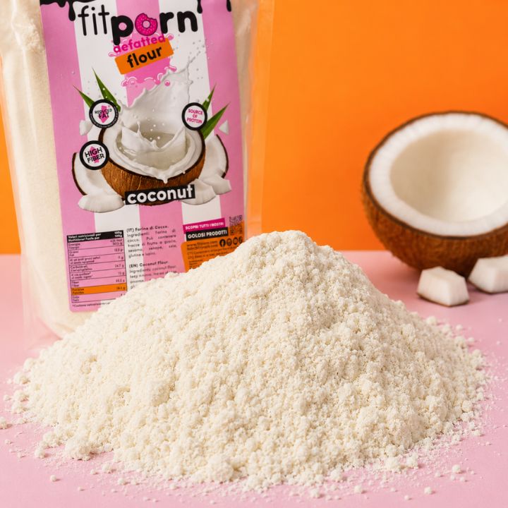 Farina di cocco low-fat 400g - Fitporn® - Healthy Food, Looking Good.