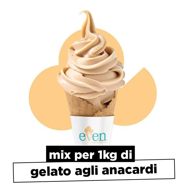 Even Gelato agli Anacardi - Mix Proteico Low - cal 190g + Burro di Anacardi 200g - Fitporn® - Healthy Food, Looking Good.