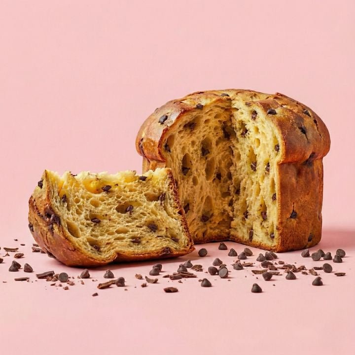 Protein Panettone con gocce di cioccolato fondente (750g ℮) - Fitporn® - Healthy Food, Looking Good.