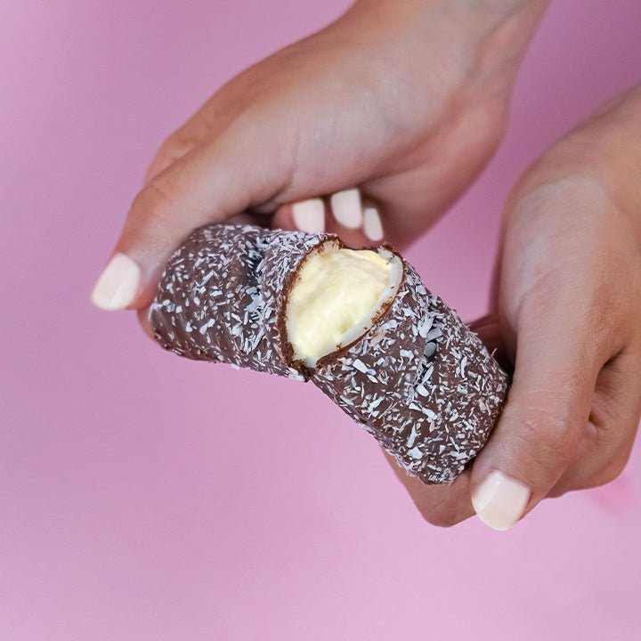 Wafer proteico ripieno senza zuccheri Fondente e Cocco 15x30g - Fitporn® - Healthy Food, Looking Good.