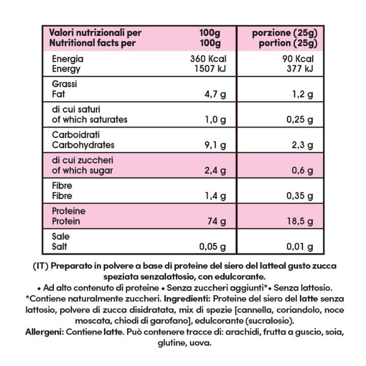 Whey Protein senza lattosio 500g - Fitporn® - Healthy Food, Looking Good.