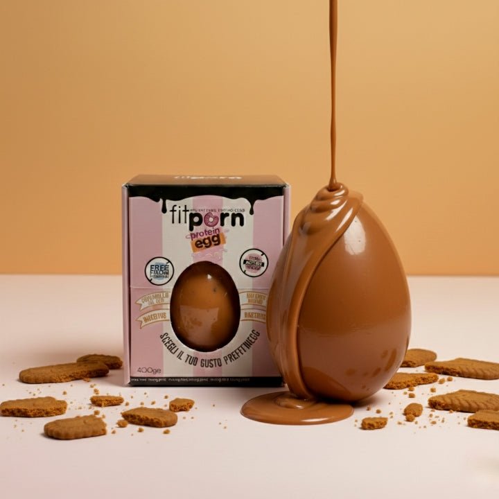 Uovo di Pasqua Biscotus proteico, senza lattosio, senza zuccheri aggiunti 420g - Fitporn® - Healthy Food, Looking Good.