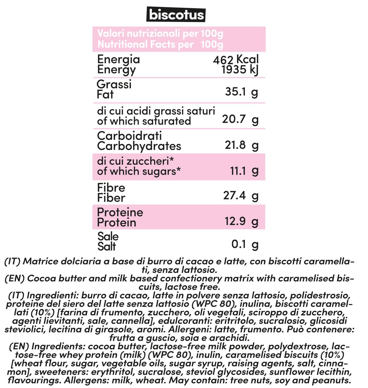Uovo di Pasqua Biscotus proteico, senza lattosio, senza zuccheri aggiunti 420g - Fitporn® - Healthy Food, Looking Good.