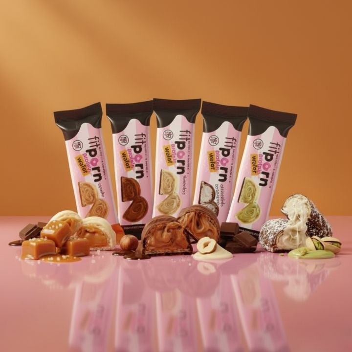 Wafer proteico ripieno senza zuccheri 30g - Fitporn® - Healthy Food, Looking Good.