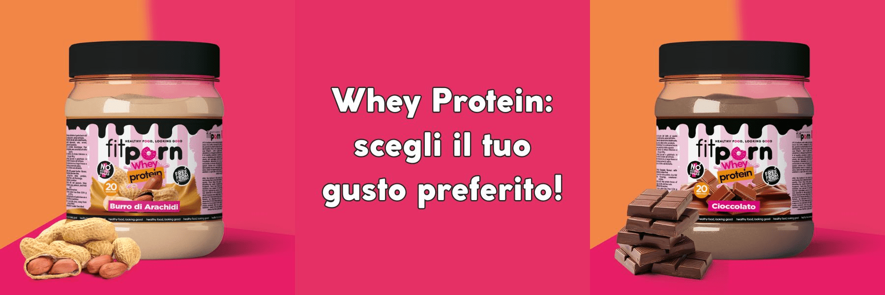 Proteine in polvere senza lattosio - Fitporn® - Healthy Food, Looking Good.