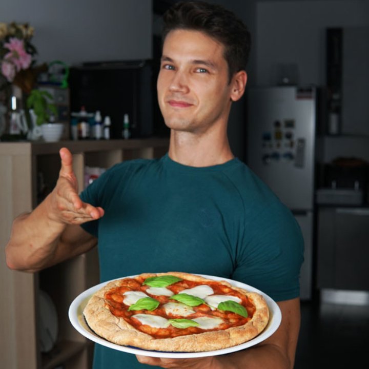 Base pizza low - carb 200g - Fitporn® - Healthy Food, Looking Good.