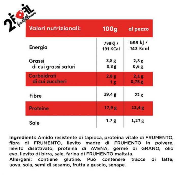 Schiacciatine low-carb 150g (2pz)