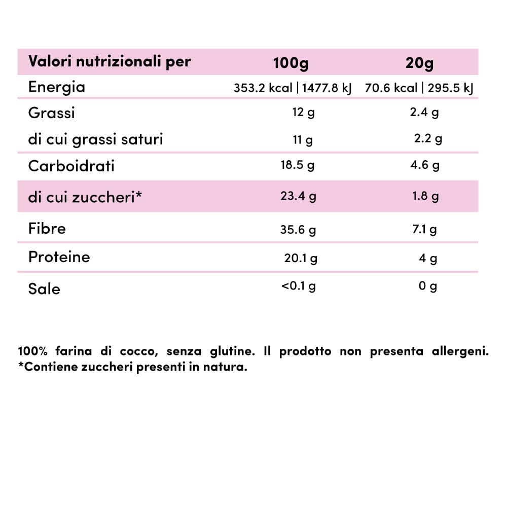 Farina di cocco low-fat 400g