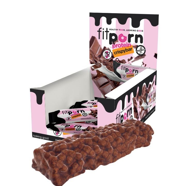 Confezione Protein Crispybar 12X40g - Fitporn® - Healthy Food, Looking Good.