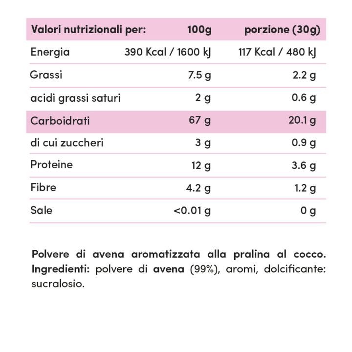 Farina di Avena Istantanea Aromatizzata 750g - Fitporn® - Healthy Food, Looking Good.