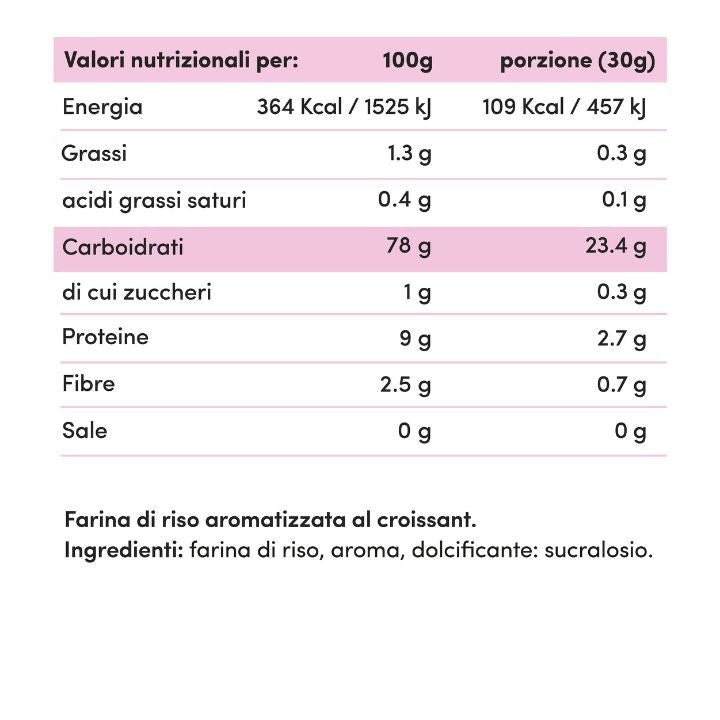 Farina di Riso Aromatizzata (Crema di Riso) 750g - Fitporn® - Healthy Food, Looking Good.