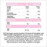 Barista Syrup Zero Vaniglia 1000ml - Fitporn® - Healthy Food, Looking Good.