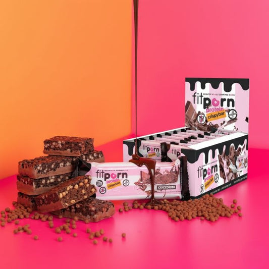 Confezione Protein Crispybar 12X40g - Fitporn® - Healthy Food, Looking Good.