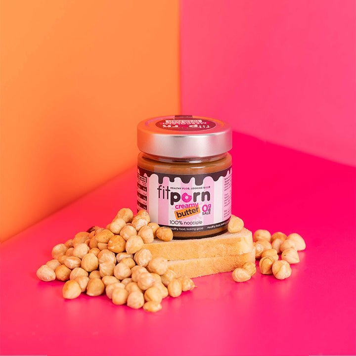 Crema di nocciole 100% - Cremosa - Fitporn® - Healthy Food, Looking Good.