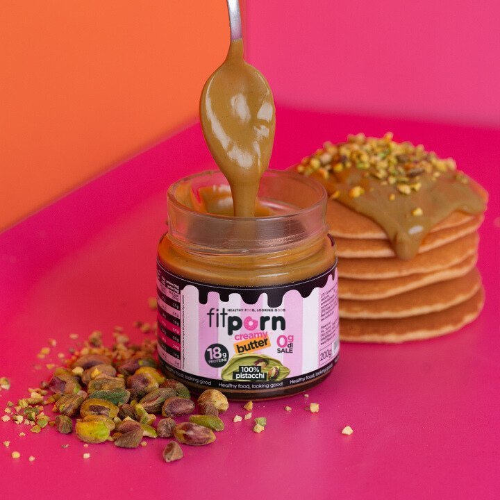 Crema di Pistacchi 100% - Cremosa - Fitporn® - Healthy Food, Looking Good.