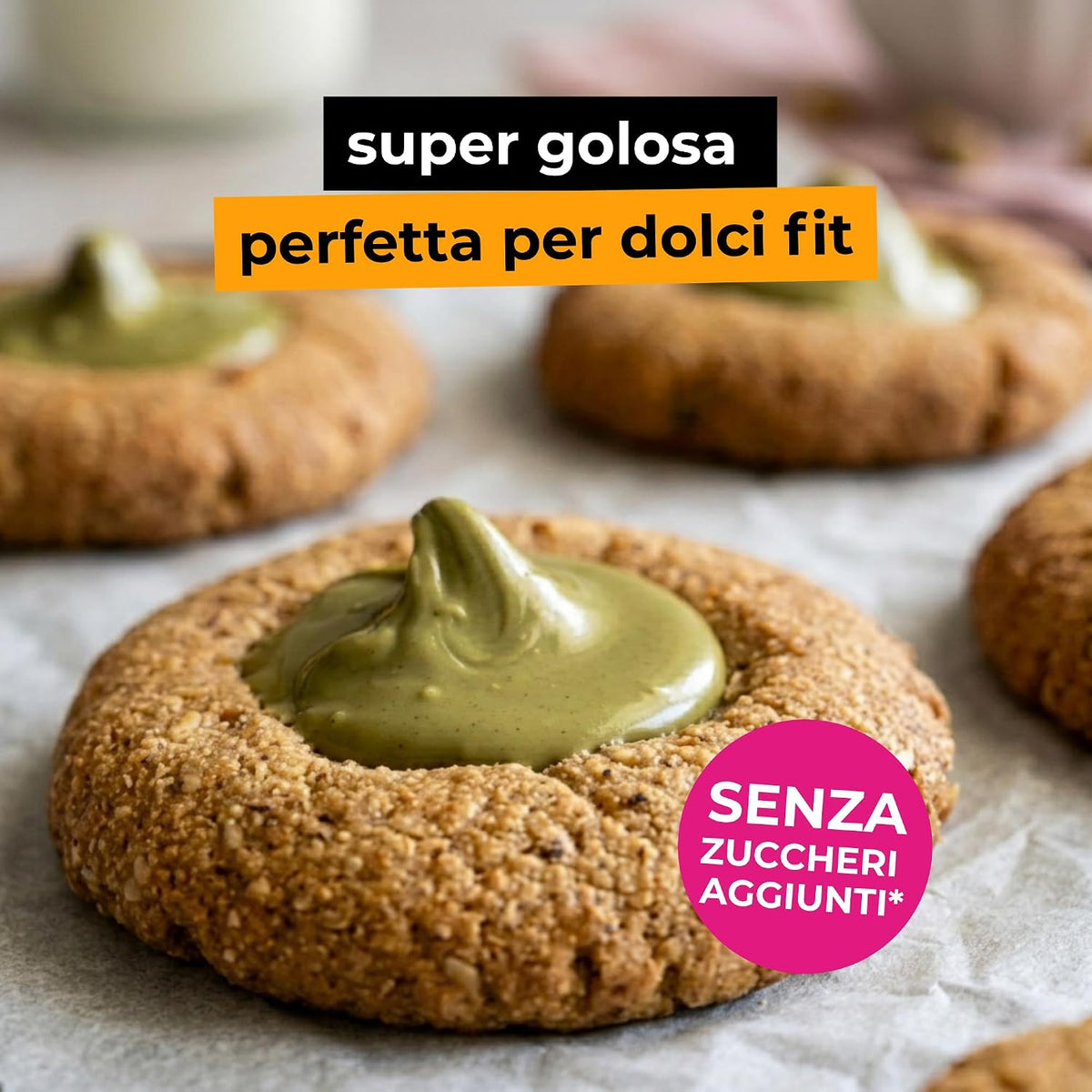 Crema proteica 35% Pistacchio Senza Lattosio 200g - Fitporn® - Healthy Food, Looking Good.