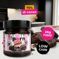 Crema proteica Cioccolato Fondente 70% Senza Lattosio 200g - Fitporn® - Healthy Food, Looking Good.