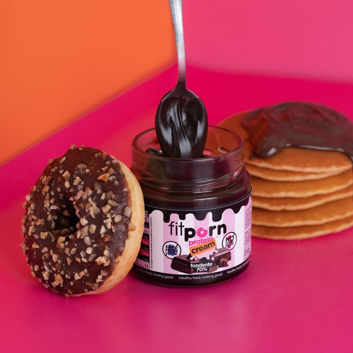 Crema proteica Cioccolato Fondente 70% Senza Lattosio - Fitporn® - Healthy Food, Looking Good.