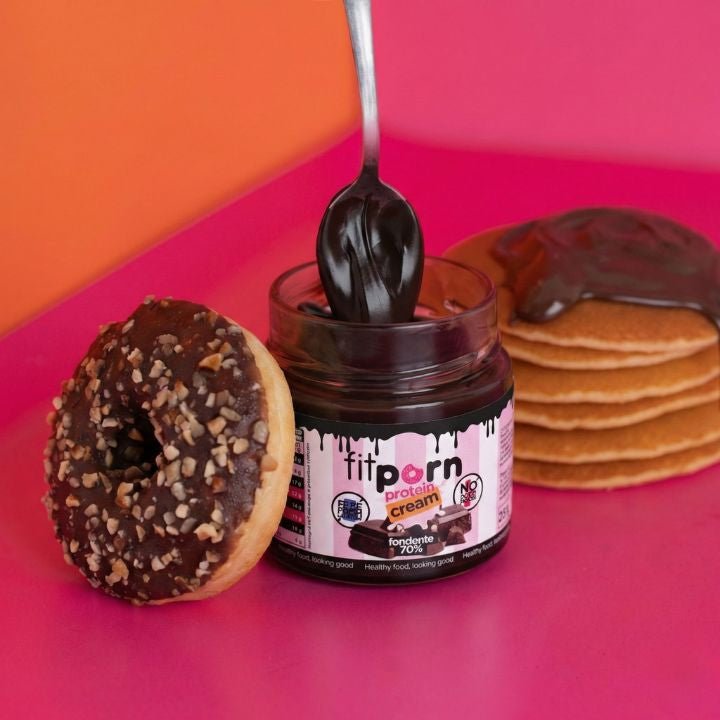 Crema proteica Cioccolato Fondente 70% Senza Lattosio - Fitporn® - Healthy Food, Looking Good.