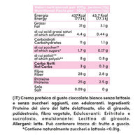 Crema proteica Cioccolato Bianco Senza Lattosio 200g