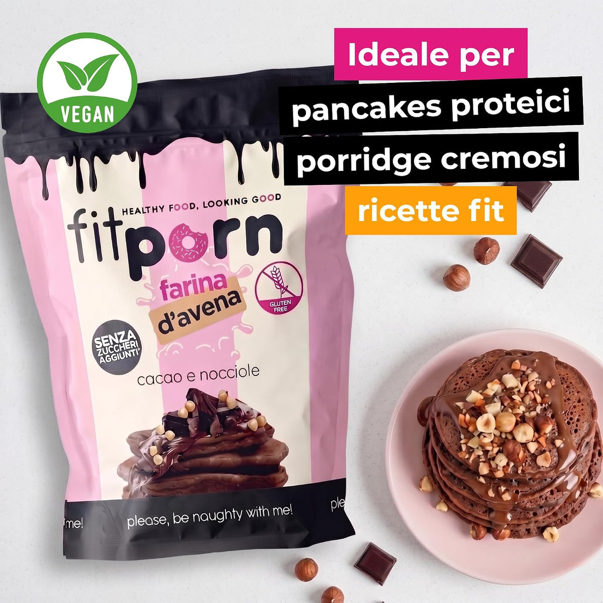 Farina di Avena Istantanea Aromatizzata 750g - Fitporn® - Healthy Food, Looking Good.