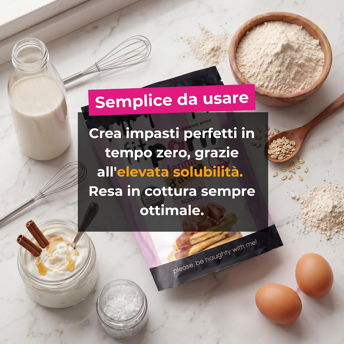 Farina di Avena Istantanea Aromatizzata 750g - Fitporn® - Healthy Food, Looking Good.