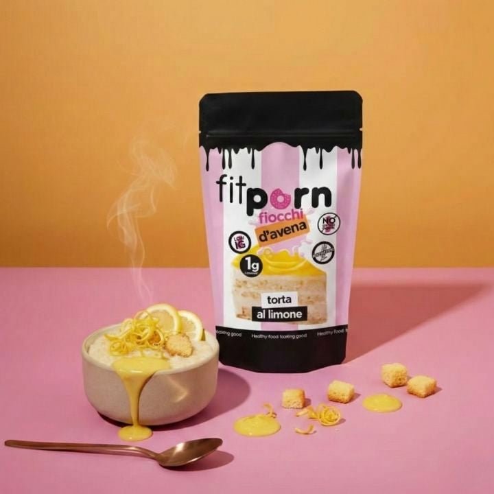 Fiocchi di avena baby aromatizzati torta al limone 750g - Fitporn® - Healthy Food, Looking Good.