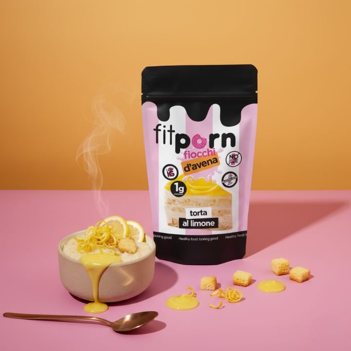 Fiocchi di avena baby aromatizzati torta al limone 750g - Fitporn® - Healthy Food, Looking Good.