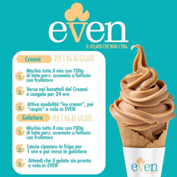 Even Gelato alla Mandorla - Mix Proteico Low - cal 190g + Burro di Mandorle 200g - Fitporn® - Healthy Food, Looking Good.