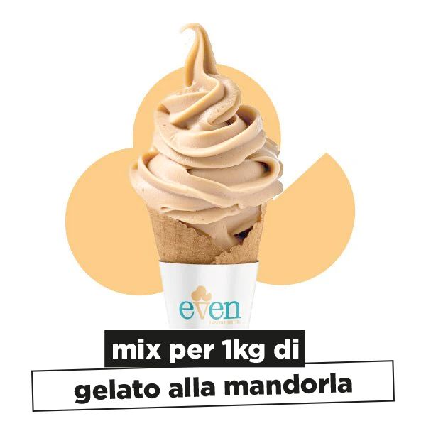 Even Gelato alla Mandorla - Mix Proteico Low - cal 190g + Burro di Mandorle 200g - Fitporn® - Healthy Food, Looking Good.