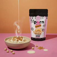 Fiocchi di avena baby aromatizzati nocciola bianca 750g - Fitporn® - Healthy Food, Looking Good.