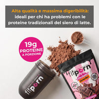 Proteine in polvere senza lattosio 500g - Fitporn® - Healthy Food, Looking Good.