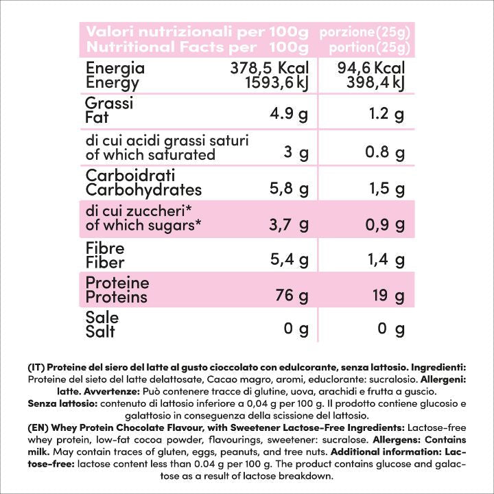 Whey Protein senza lattosio 500g - Fitporn® - Healthy Food, Looking Good.