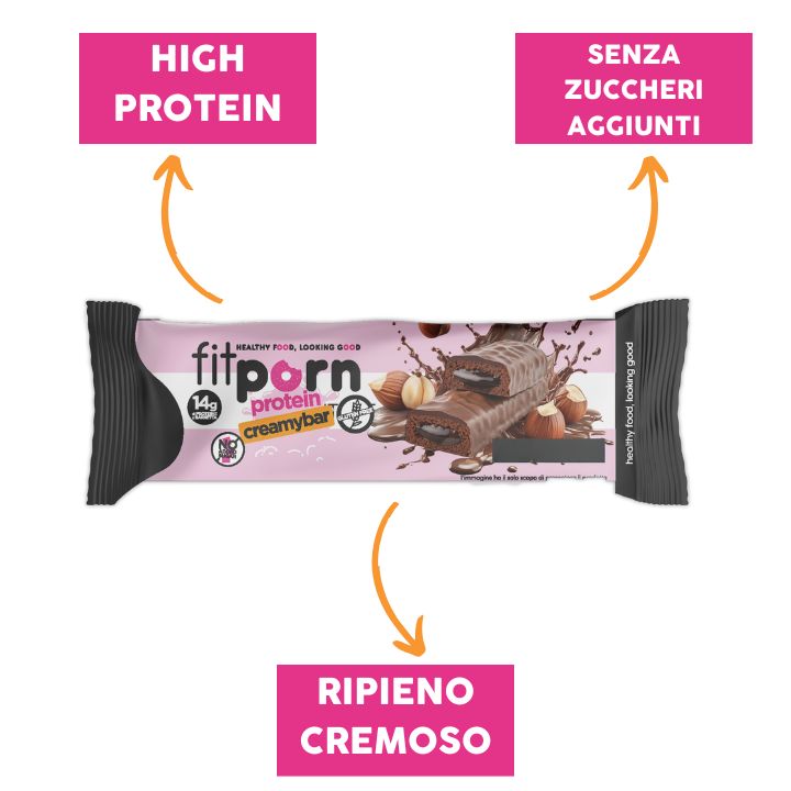 barretta proteica fitporn senza zuccheri aggiunti
