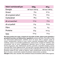 Protein Creamybar Cacao e Nocciole 45g - Fitporn® - Healthy Food, Looking Good.