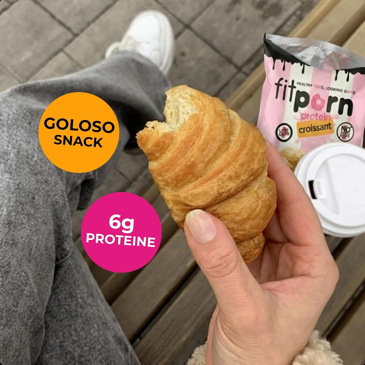 Protein Croissant Lowcarb 35g - Fitporn® - Healthy Food, Looking Good.