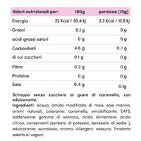 Syrup Zero al Caramello 425g - Fitporn® - Healthy Food, Looking Good.